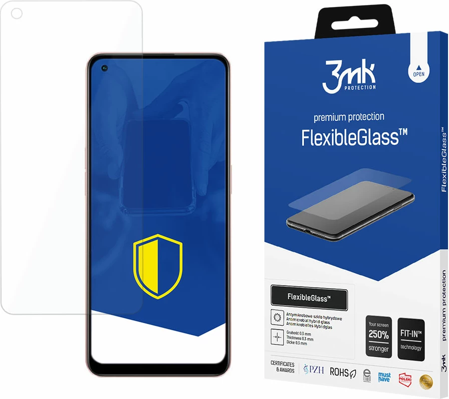 Xham mbrojtës hibrid 3mk FlexibleGlass për Oppo A96 5G