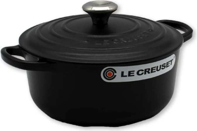 Kaserolë gize, Le Creuset, Signature Roaster Round 20 cm, e zezë (21177200000430)