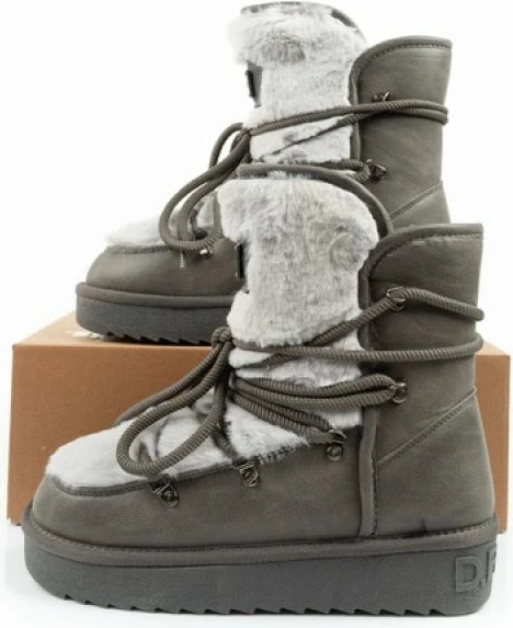 Çizme dimri për femra D.Franklin, gri