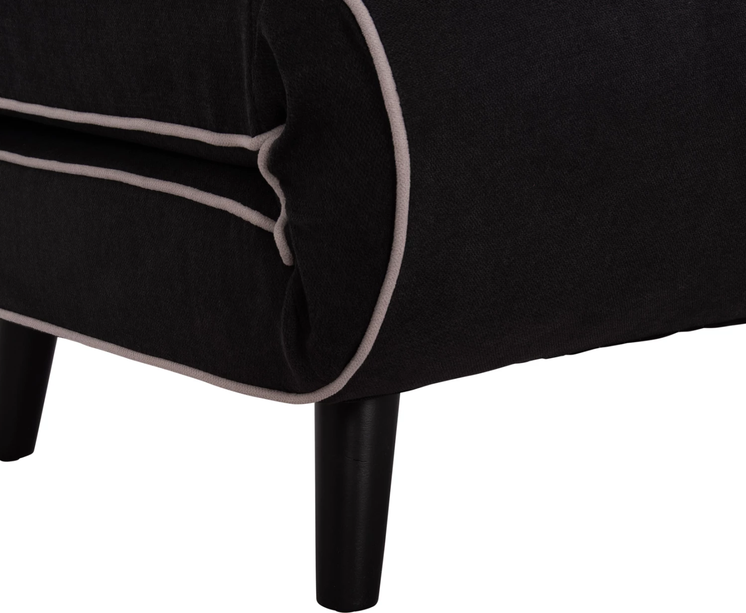 Fotel-krevat BRAXTON, material i zi, FH8425.03, 78x88x78cm