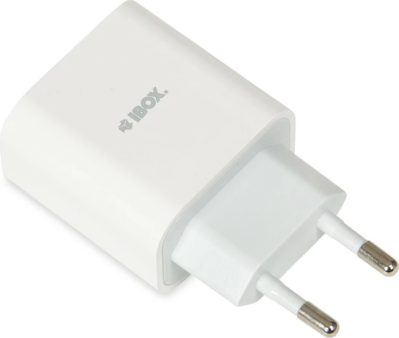 Adapter karikimi murit iBOX C-37, USB-C, 20W, Bardhë