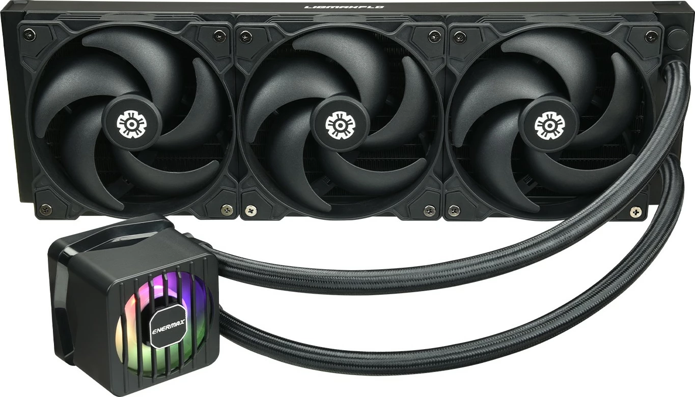 Ftohës uji Enermax LIQMAXFLO SR ELC-LMF360-SF, 360mm, LED, i zi