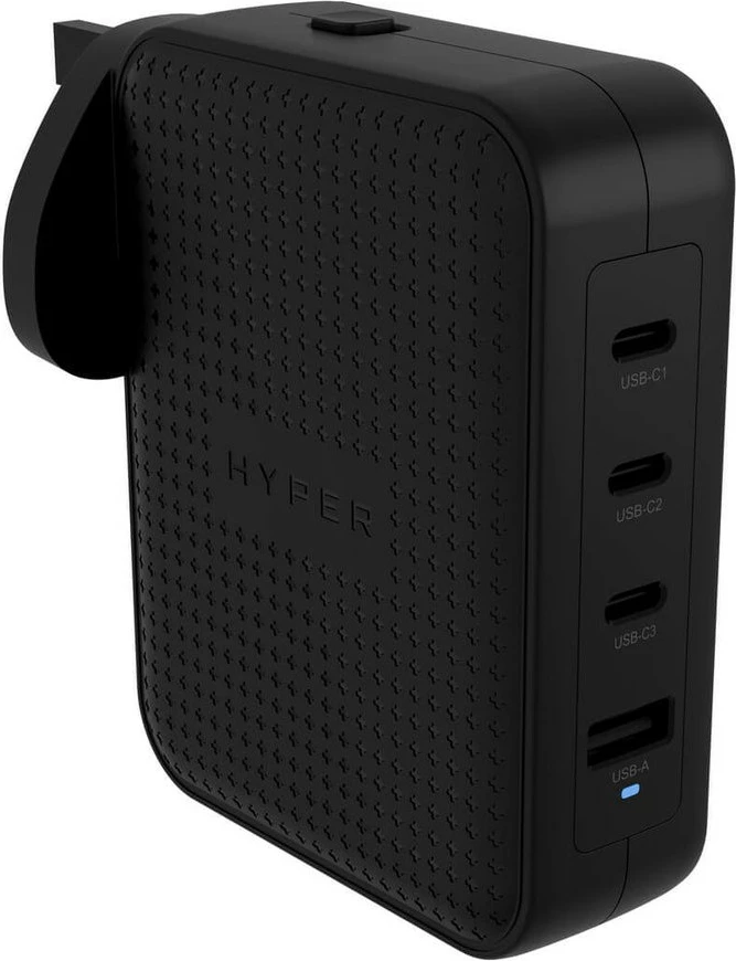 Karikues GaN Targus 145W, 3x USB-C, 1x USB-A, i zi