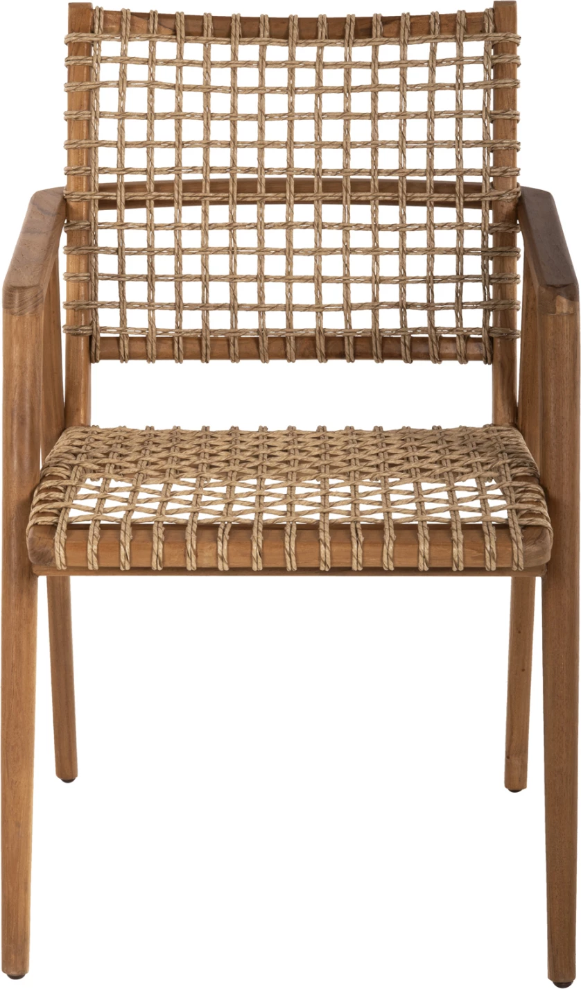 Karrige VAYA, FH9823, dru tik-litar sintetik, ngjyrë natyrale, 54x59x84H cm