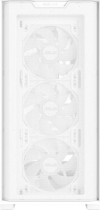 Kasë, Asus A21 PLUS (90DC00H3-B19010), microATX, 4x ARGB fans, radiator 360 mm, GPU 380 mm, e bardhë