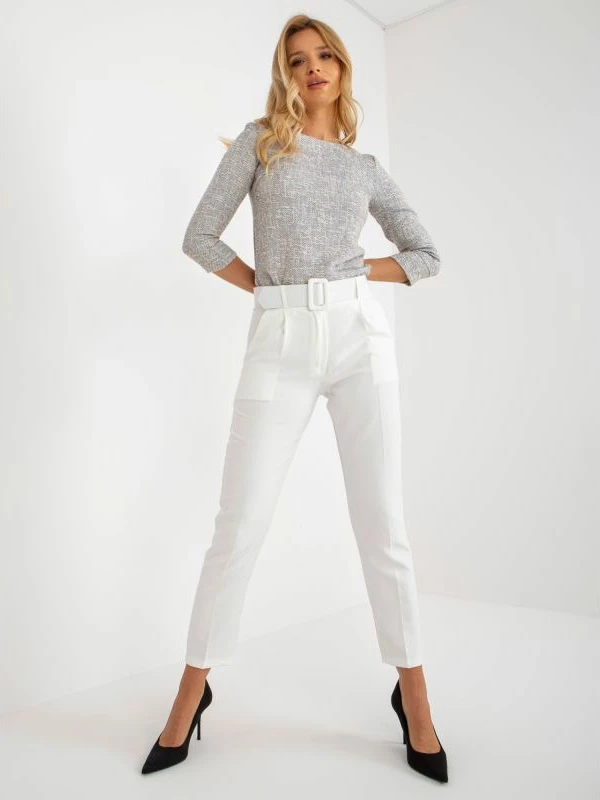 Pantallona Italy Moda, ecru