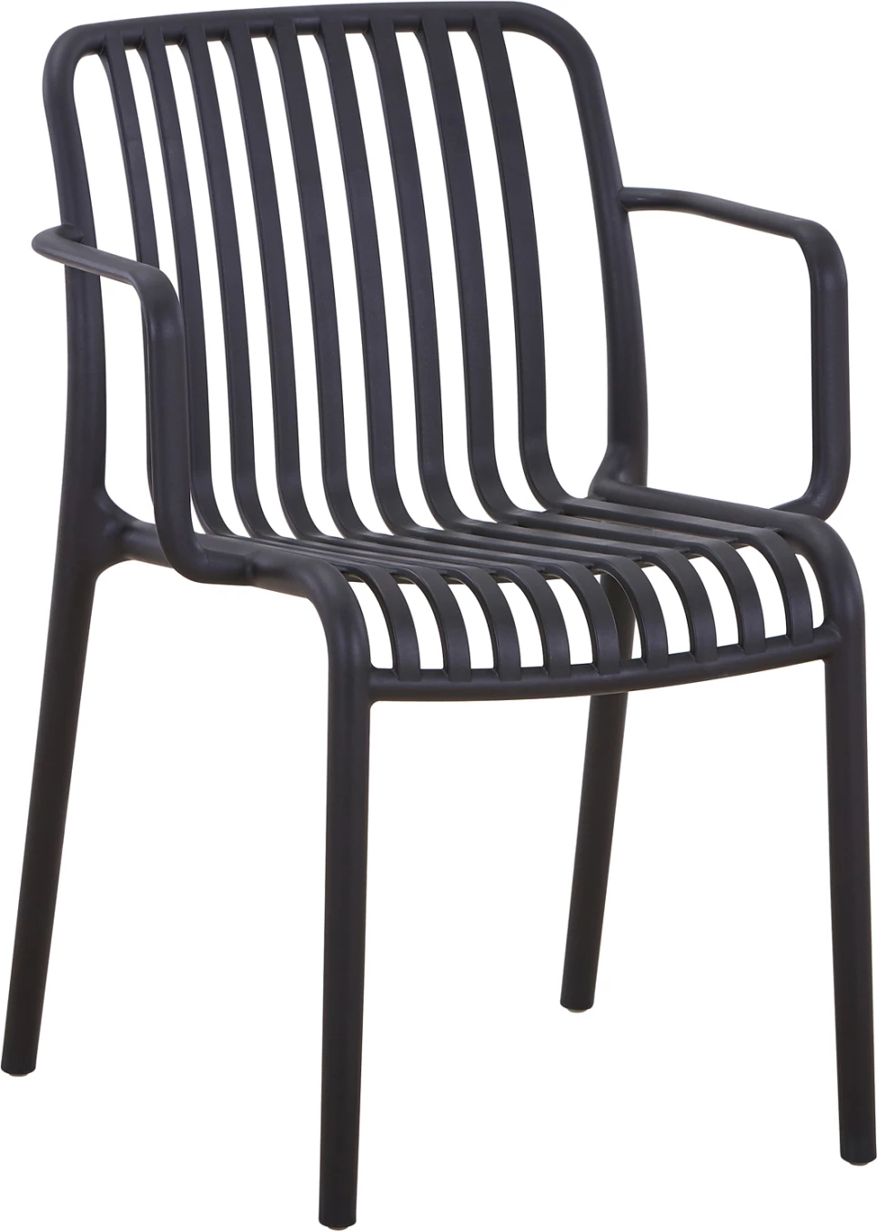 Karrige e jashtme CONVEE FH6105.02 polipropileni e zezë 55x56x79H cm