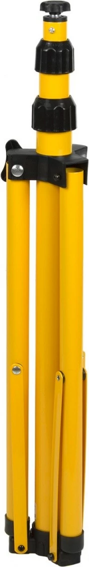 Stativ për reflektorë Maclean MCE583, për dy LED, i palosshëm, i verdhë/zi