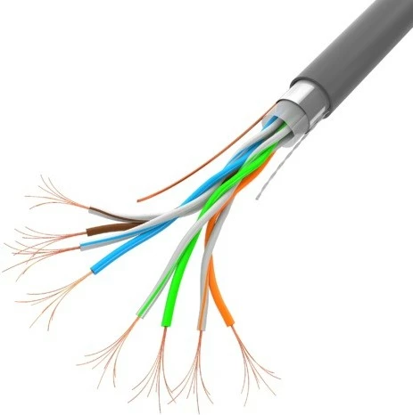 Kabllo rrjeti Lanberg LCF5-11CC-0305-S, 305m, F/UTP, 100Mb/s, Gri