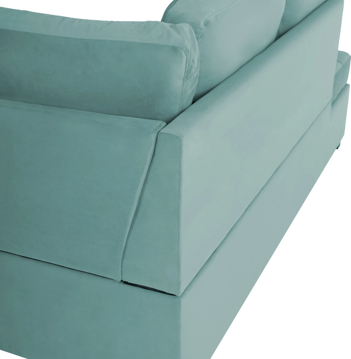 Kënd divan shtrat JADE FH3144.04L kadife jeshile deti 250x80-180x73-88Hcm