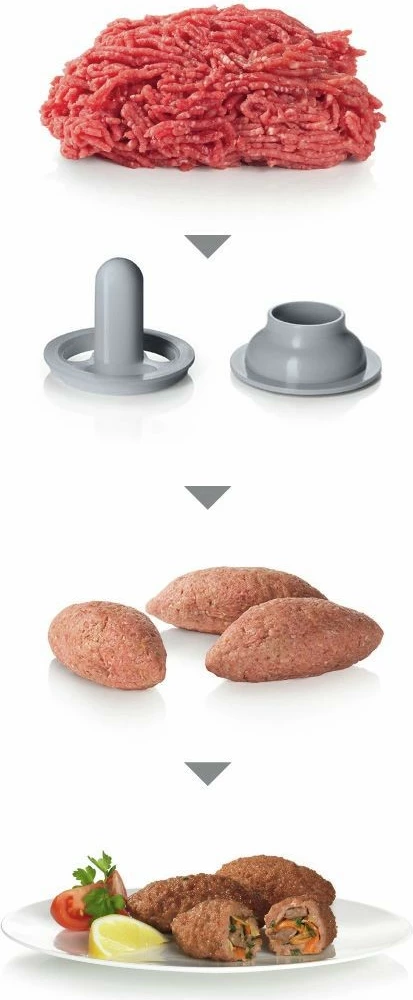 Makineri bluarëse mishi Bosch MFW 67440, 2000 W, e zezë/inox