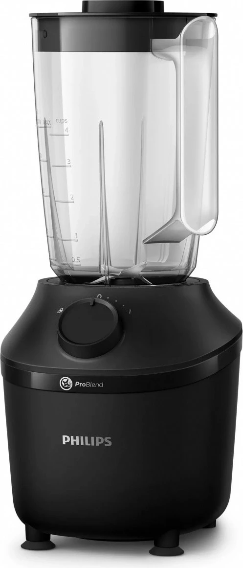 Blender Philips HR2191/01 me gotë, 2L, i zi