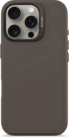 Mbështjellës Decoded AntiMicrobial Silicone Stacks me MagSafe për iPhone 16 Pro, Kafe e errët