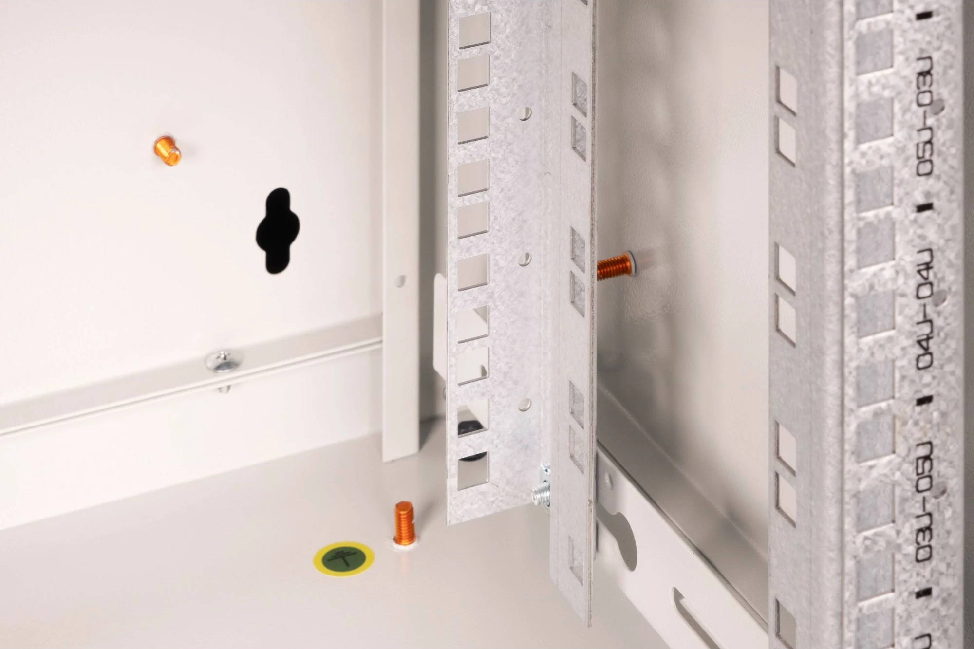 Kasë muri Digitus Unique 7U 420x600x450mm, xham, gri