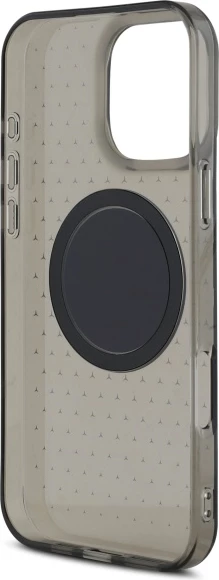 Mbështjellës Mercedes Star Pattern për iPhone 16 Pro, Zi