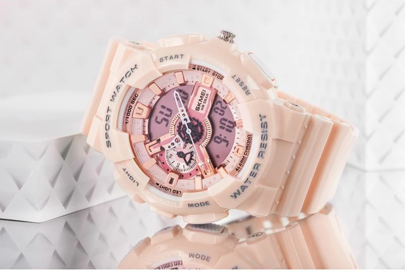 Orë dore për femra Skmei, rozë