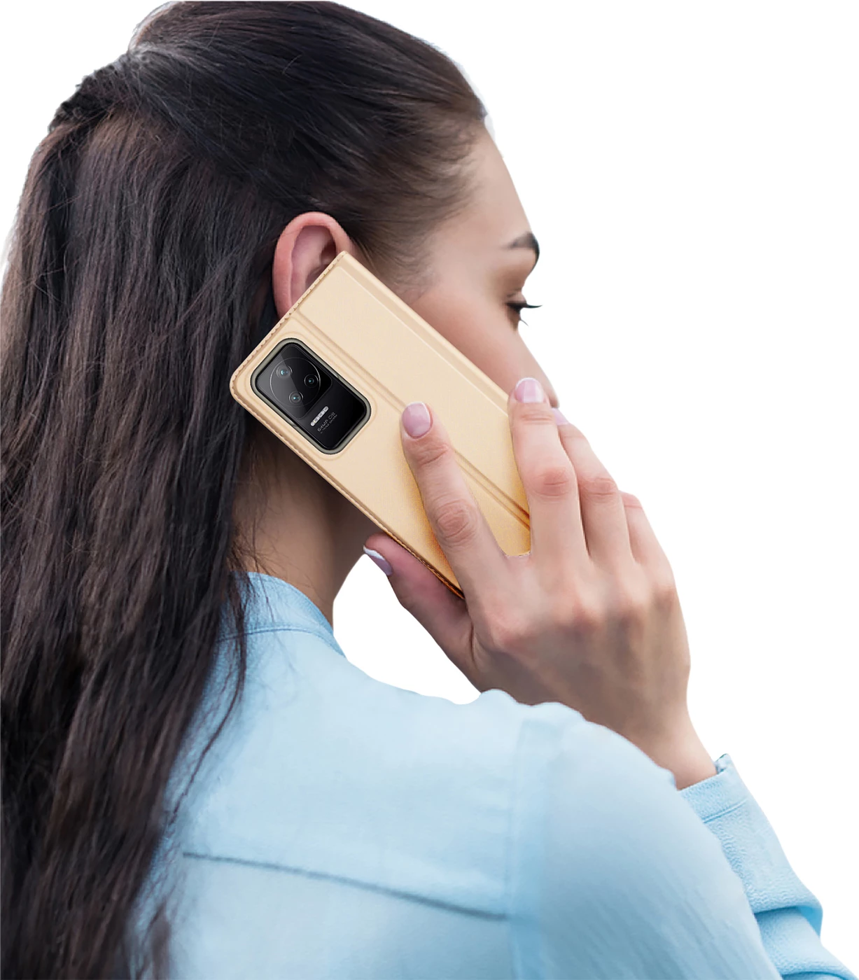 Mbështjellës Dux Ducis Skin Pro për Xiaomi Poco F4 5G, me xhep kartelash, funksion stand, lëkurë ekologjike, Ari