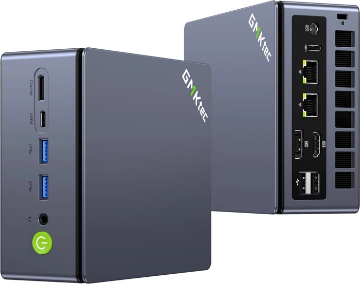 Mini kompjuter GMKtec M7 Ultra Ryzen 7 PRO 6850U 16GB RAM 512GB SSD Windows 11 Pro, gri