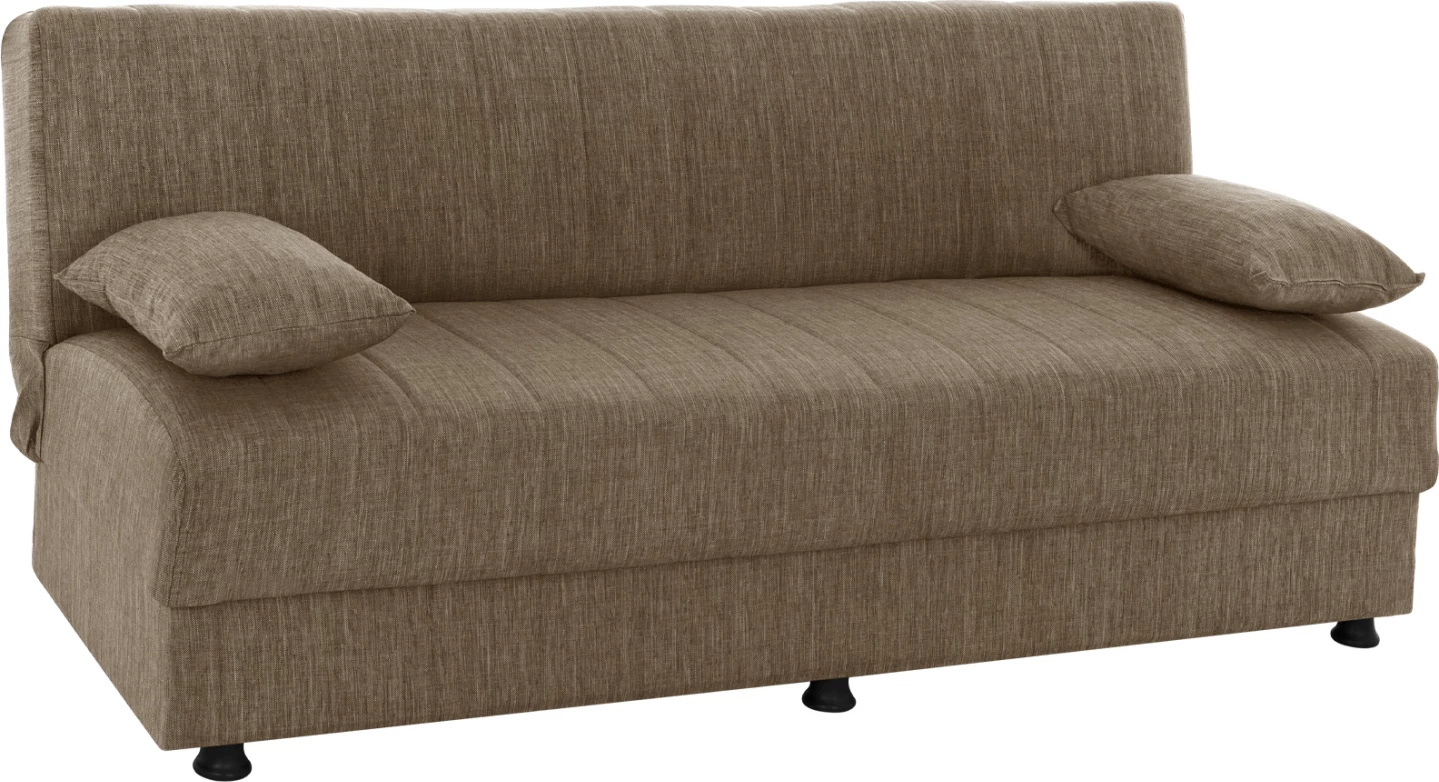 Divan shtrat tre-vendësh, pëlhurë kafe, FH3239.02