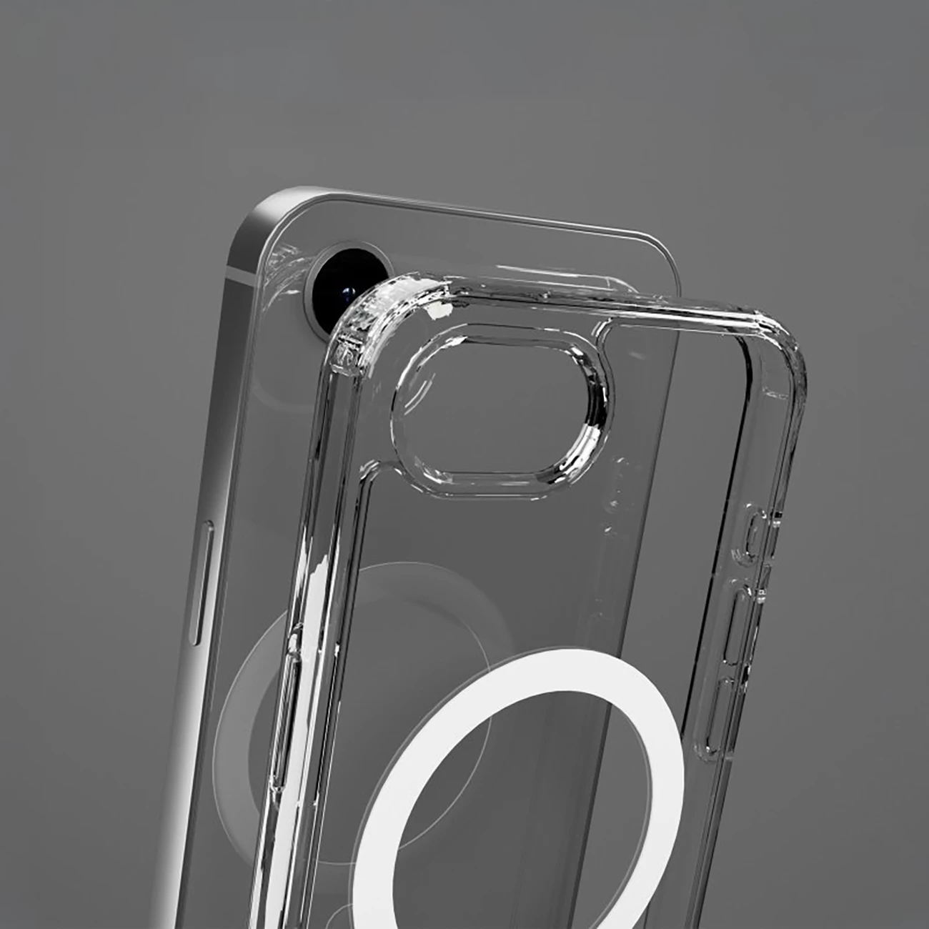Mbështjellës SBS Extreme Mag D3O për iPhone 16e, Transparent, MagSafe