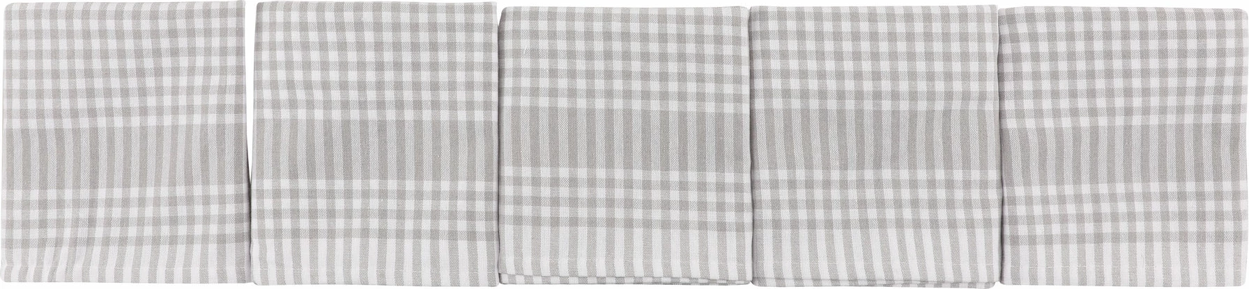 Set peshqirësh për larje (10 copë), Hermia, pötikareli, gri