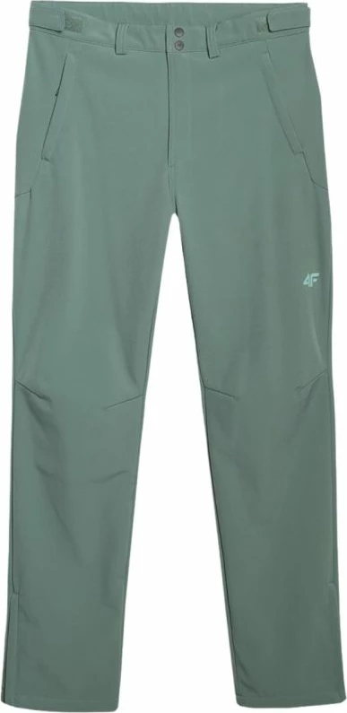 Pantallona trekking për meshkuj 4f, të gjelbra