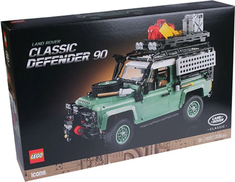 Set ndërtimi, LEGO, Icons Land Rover Classic Defender 90 10317, 2336 pjesë, 18+