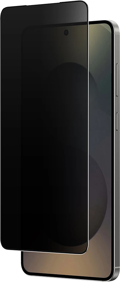 Mbështjellës xhami privacy AmazingThing Radix për Samsung Galaxy S25 Edge, i zi