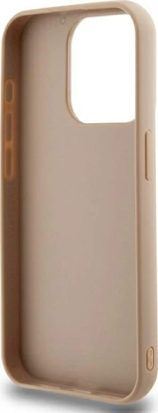 Mbështjellës DKNY Quilted Stack Logo për iPhone 15 Pro Max, Bezhe