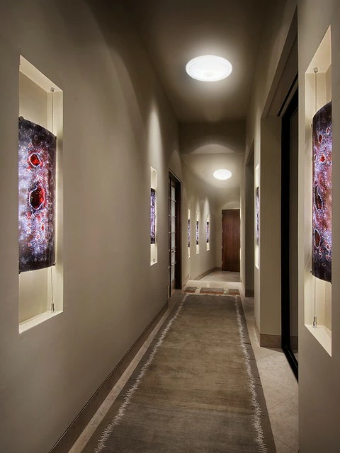 Llambë tavani LED Maclean MCE131, 12W, me sensor lëvizjeje PIR, Bardhë