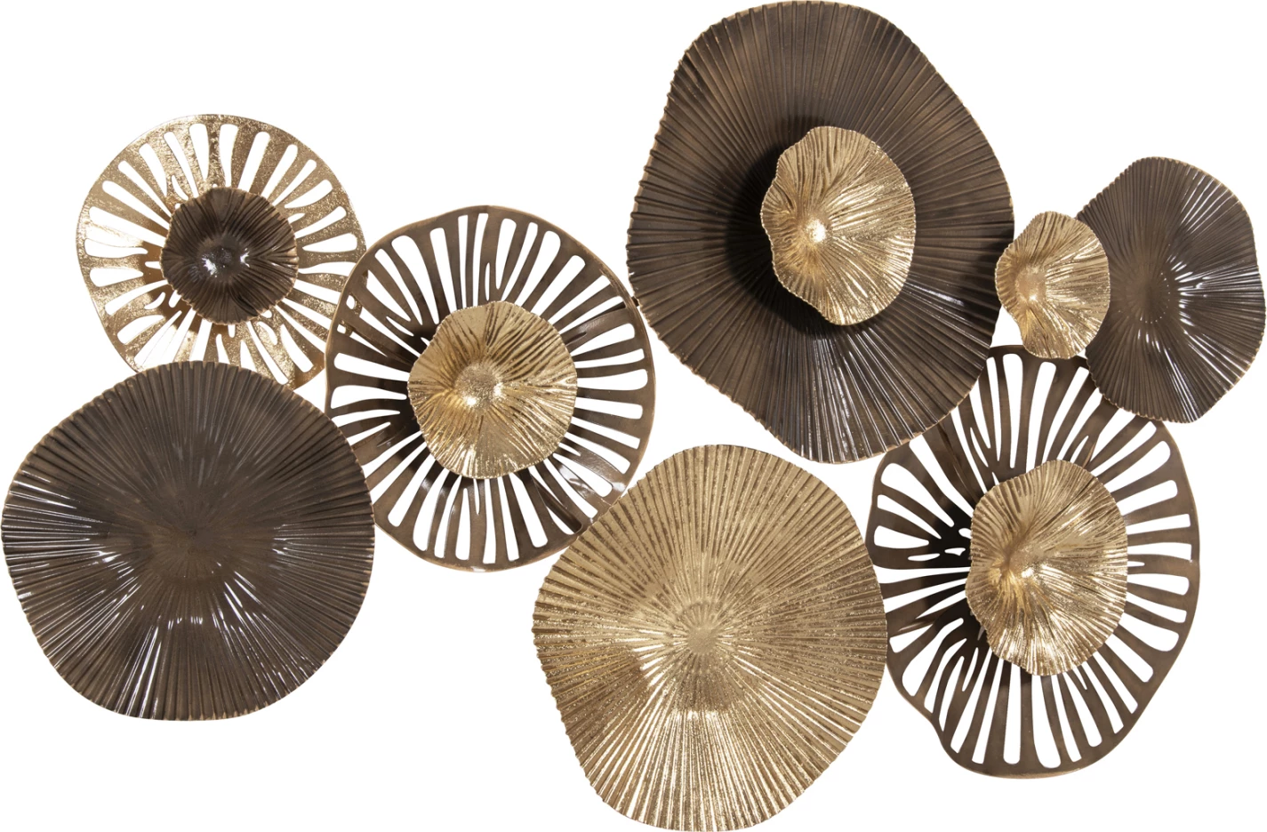 Dekor muri prej metali, ngjyra toke, FH4199, 83x48cm