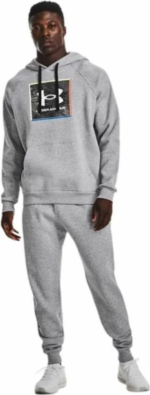 Duks për meshkuj Under Armour UA Rival Flc Graphic, gri