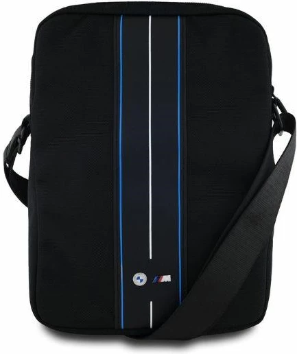 Çantë tablet BMW Nylon Blue Stripe 10", e zezë