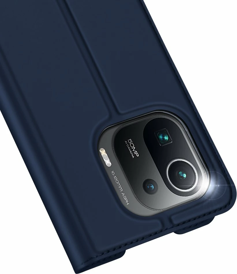 Mbështjellës Dux Ducis Skin Pro Bookcase për Xiaomi Mi 11 Pro, kaltër