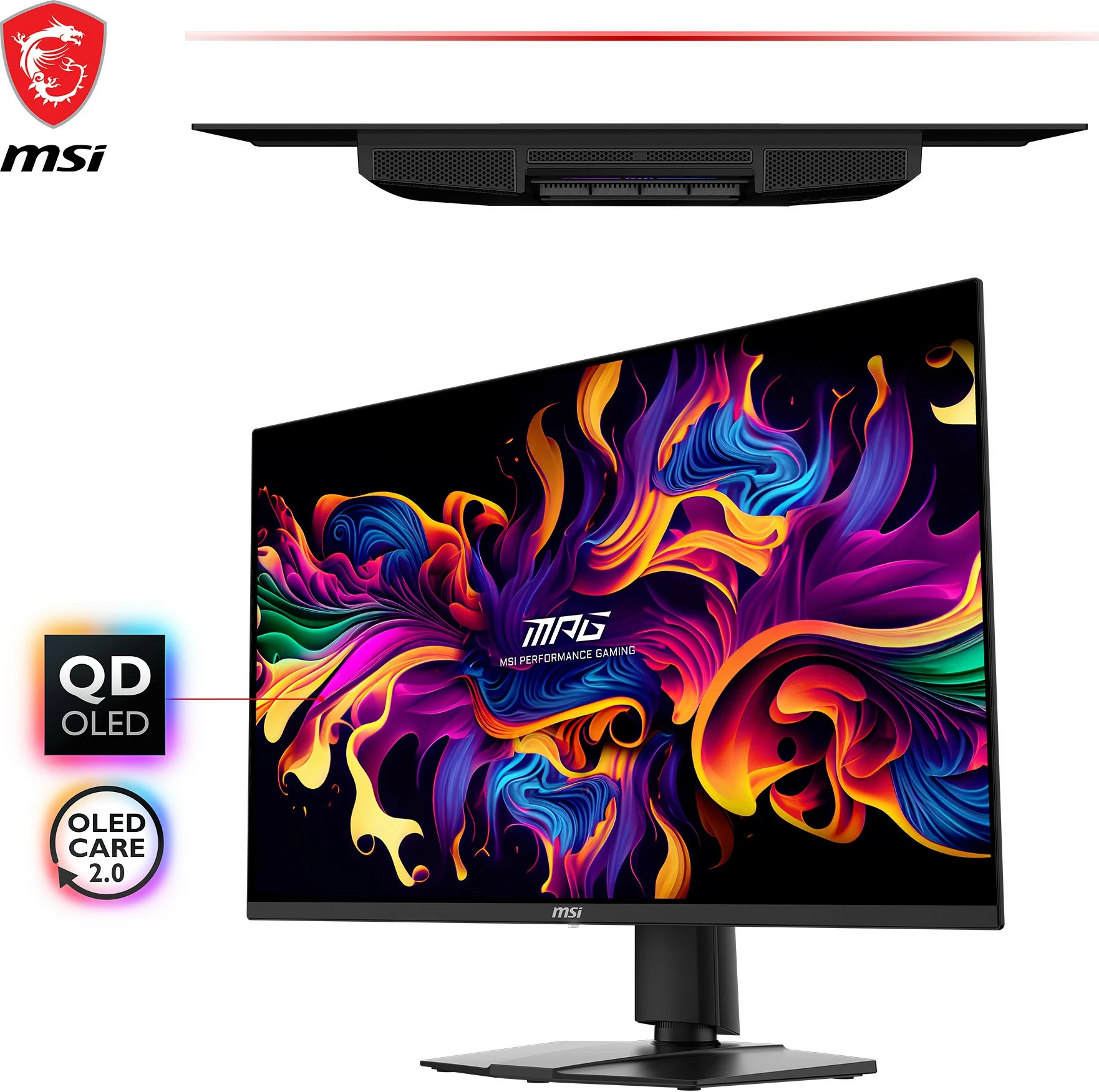 Monitor gaming MSI MPG 271QRXDE, 27 inç, QD-OLED, 360Hz, WQHD