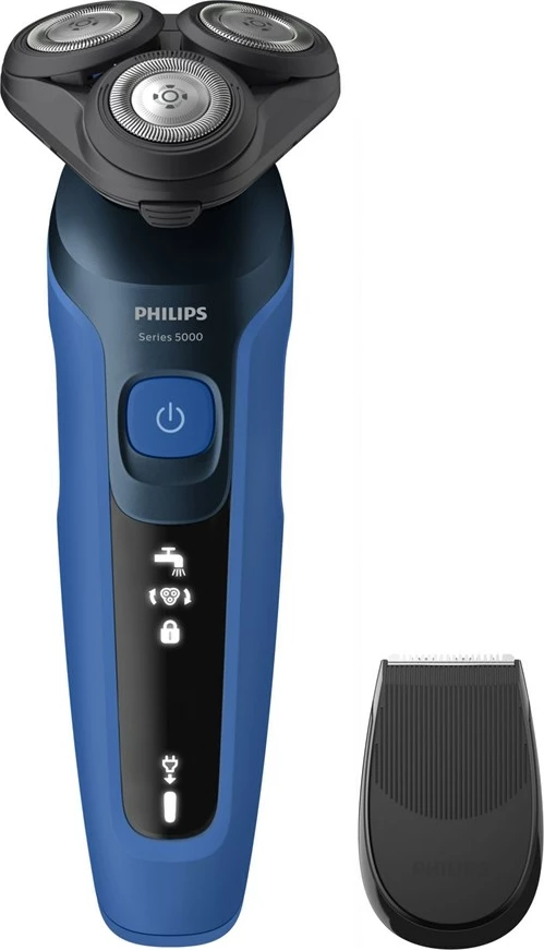 Makinë rroje Philips Series 5000, e zezë/e kaltër 