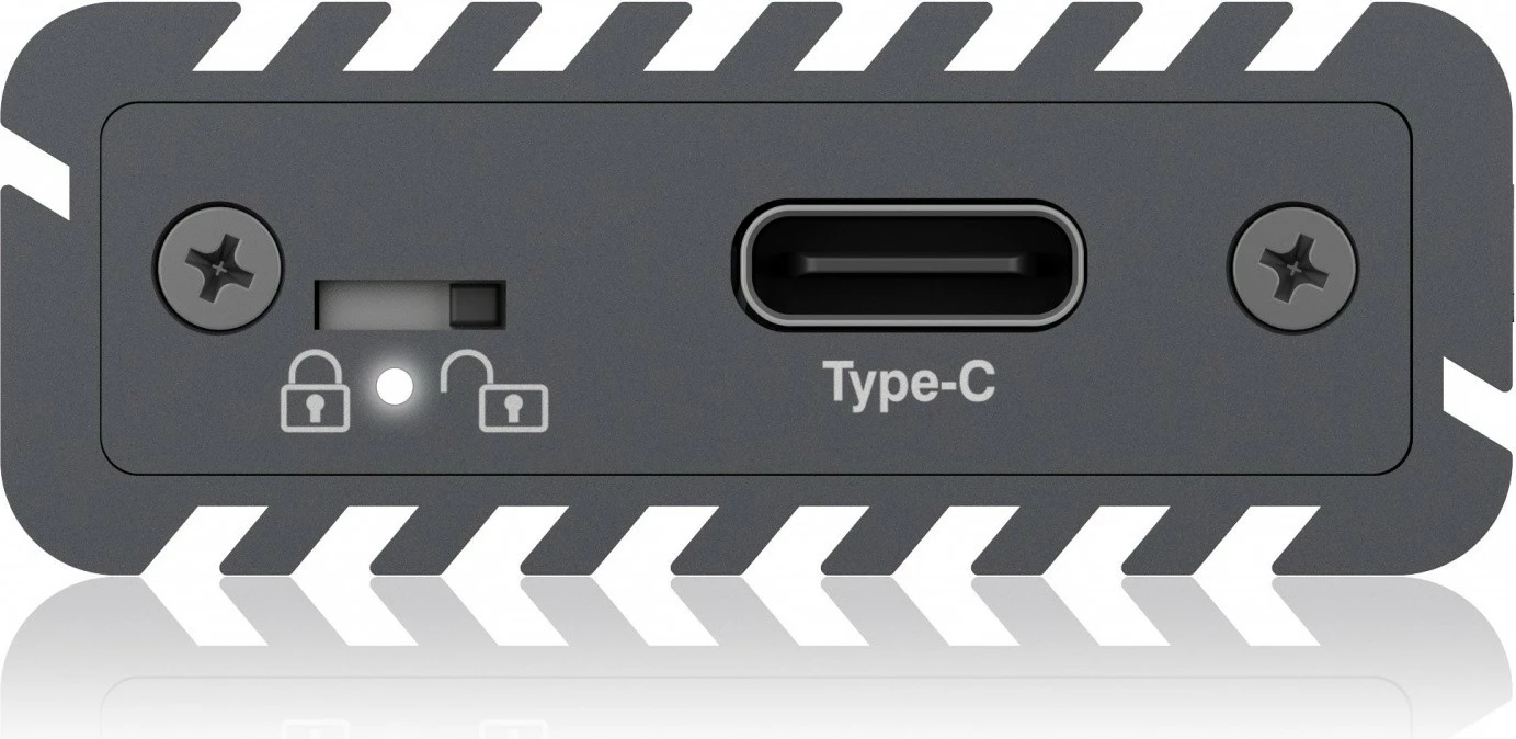 Kasë IcyBox IB-1817MC-C31 për SSD M.2 NVMe & SATA, USB Type-C, Gri