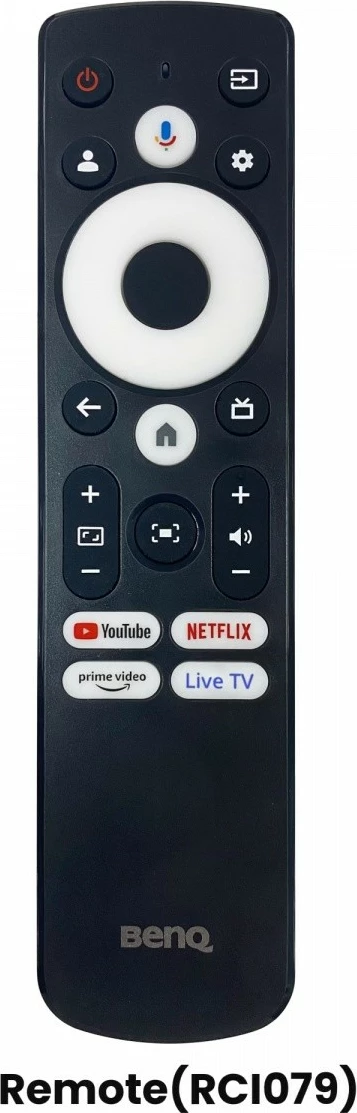 Projektor, BenQ TK705i, 4K UHD, 3000 ANSI lm, DLP LED, Google TV, HDMI, gri