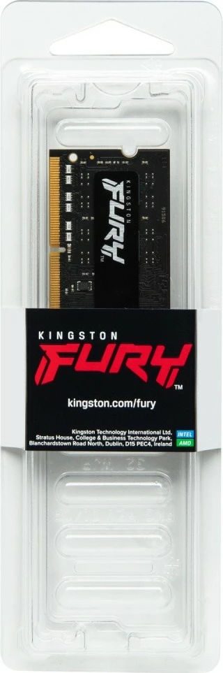 RAM Memorje Kingston FURY Impact DDR4 SODIMM 8GB 3200MHz CL20, e zezë