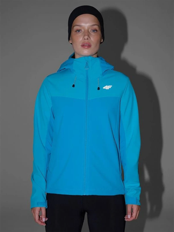 Jakne softshell për femra 4F, kaltër