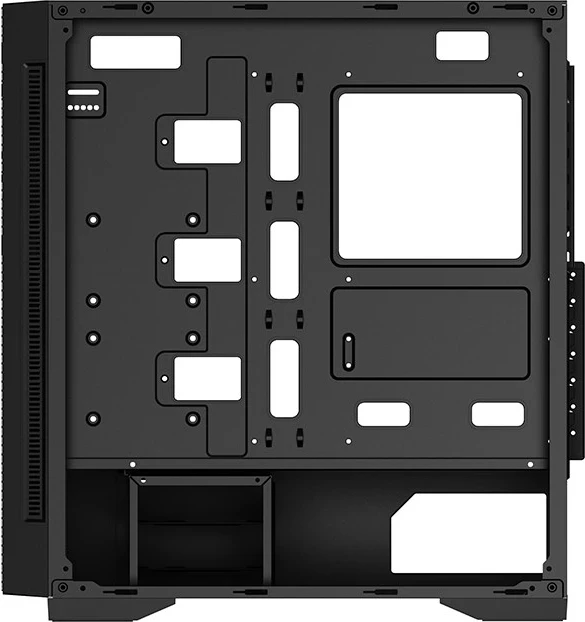 Kasë kompjuteri DeepCool Matrexx 55 Mesh ARGB 4F, e zezë