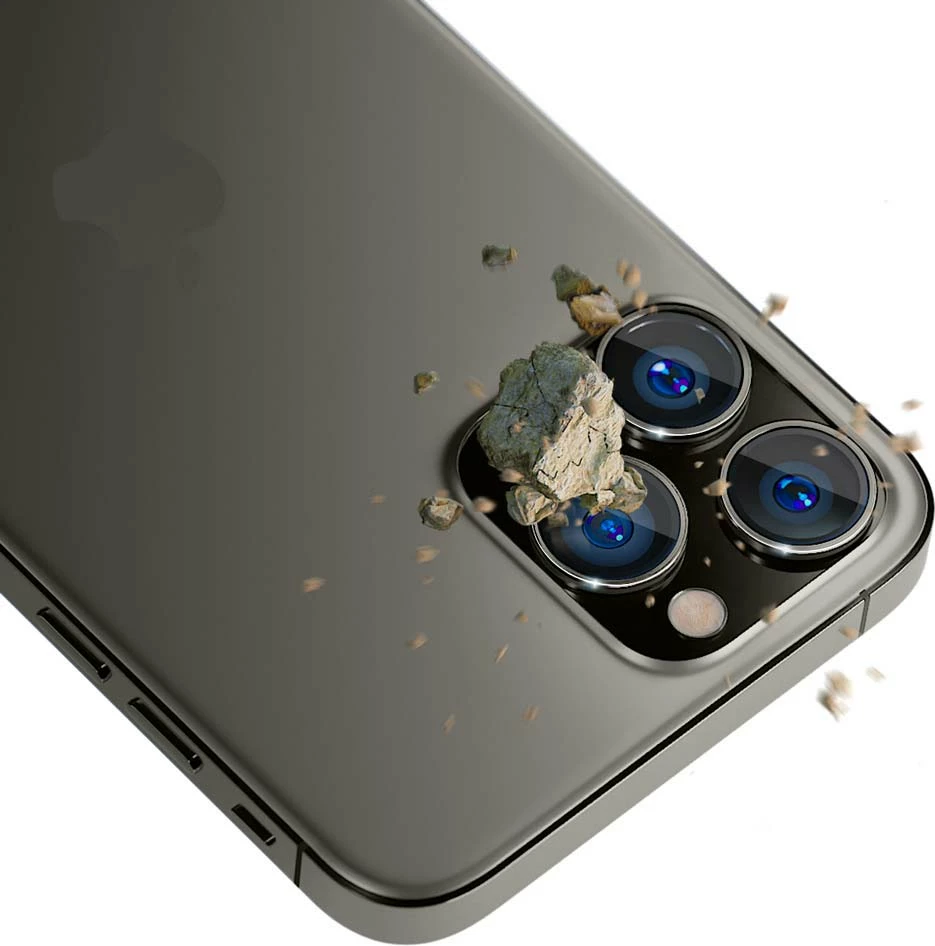 Mbështjellës xhami për kamerë 3mk Protection Lens Protection Pro për iPhone 15 Pro, Gri