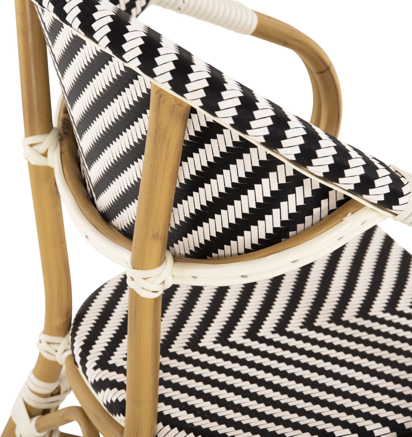 Karrige alumini FH5861.01, pamje bambuje, bardhë-zi