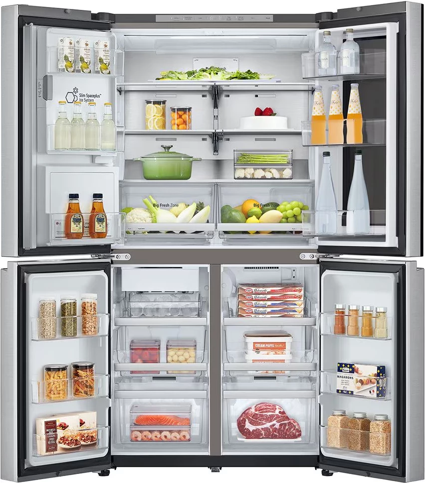 Frigorifer french door LG GMG960MBEE 638 L 179 x 91.4 cm InstaView Craft Ice ThinQ argjendtë