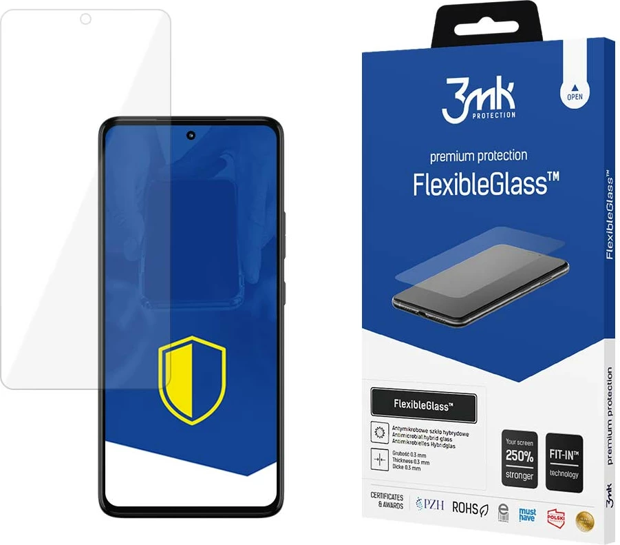 Mbrojtës ekrani FlexibleGlass 3mk Protection për Motorola Moto G72, Transparent