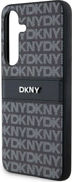 Mbështjellës DKNY Mono Stripe & Metal Logo për Samsung Galaxy S24+, i zi