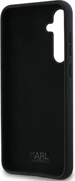 Mbështjellës Karl Lagerfeld Silicone Choupette për Samsung Galaxy A35, i zi