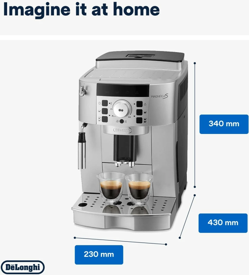 Aparat për kafe De'Longhi Magnifica S ECAM22.110.SB, argjend