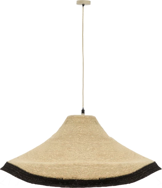 Llambë tavani Hatty Inart E27 natyrale D60x115cm