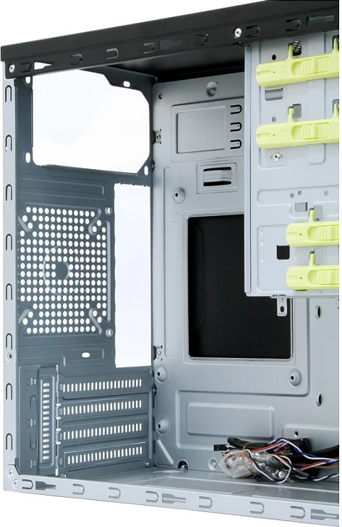 Kasë Chieftec HT-01B-OP, Mini Tower, micro ATX, e zezë